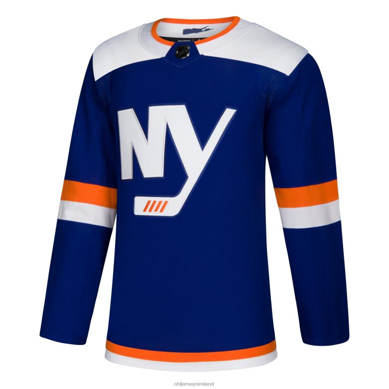 NHL Men New York Islanders Adidas Blue Alternate Authentic Blank Jersey D002V1330 Clothing