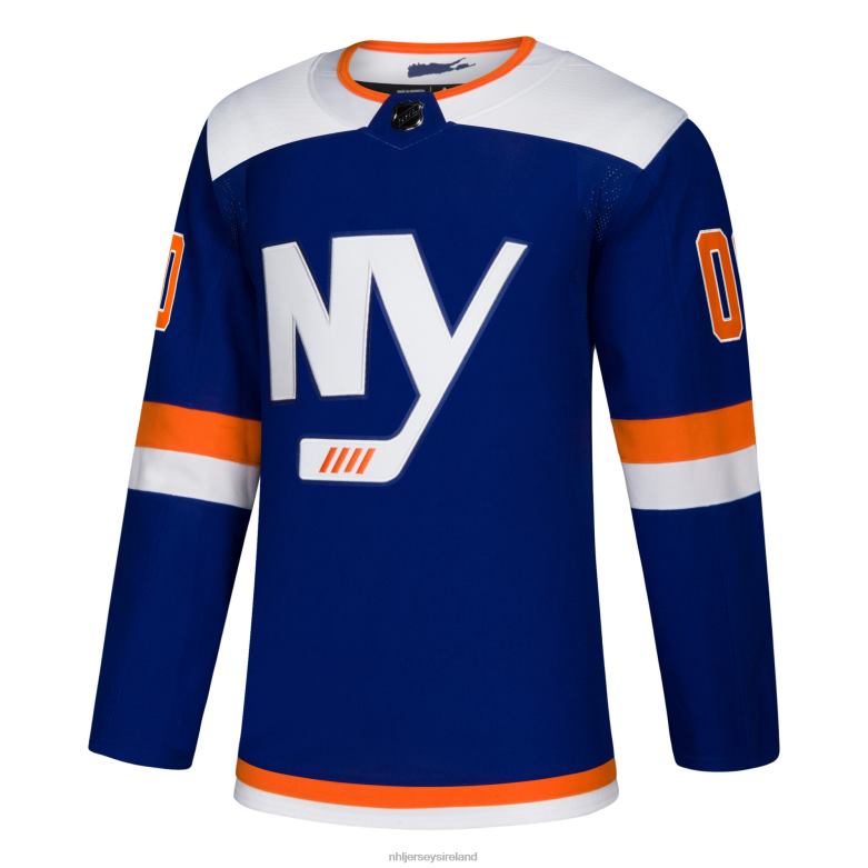 NHL Men New York Islanders Adidas Blue Alternate Authentic Custom Jersey D002V2211 Clothing
