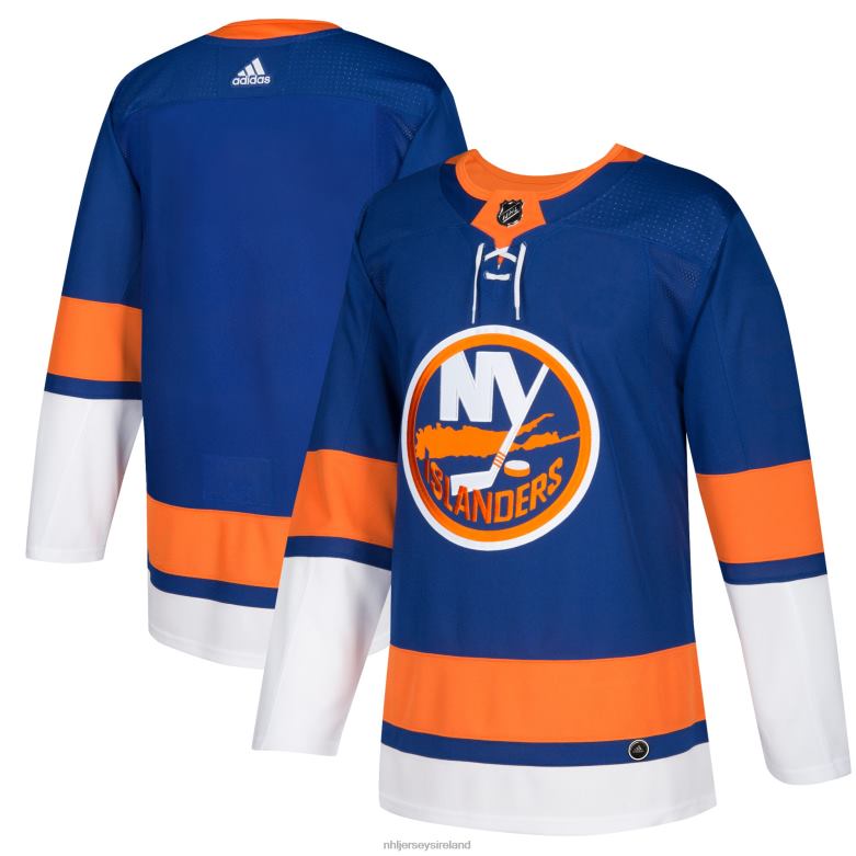 NHL Men New York Islanders Adidas Royal Home Authentic Blank Jersey D002V1429 Clothing