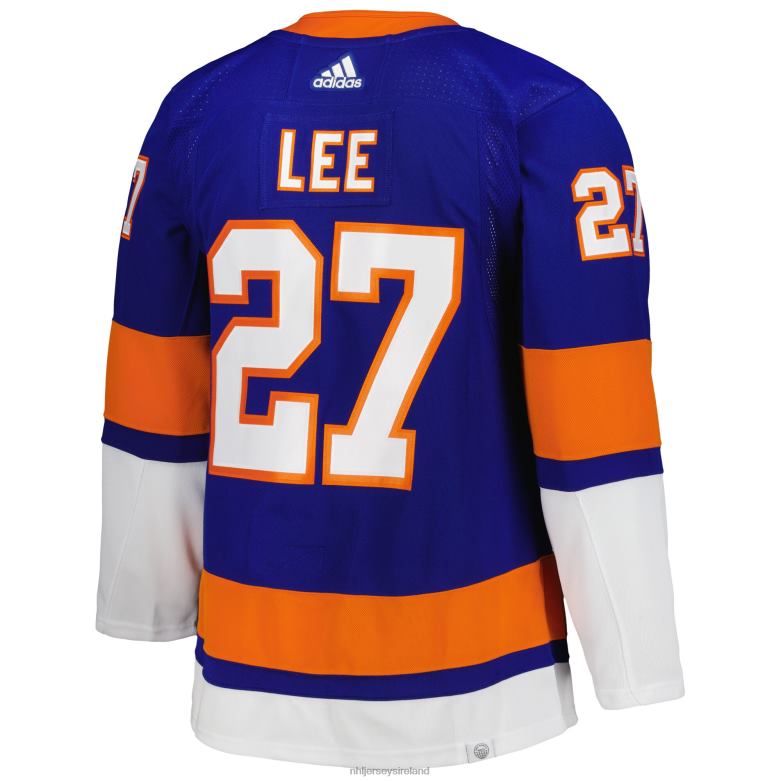 NHL Men New York Islanders Anders Lee Adidas Royal Captain Patch Primegreen Authentic Pro Home Player Jersey D002V935 Clothing