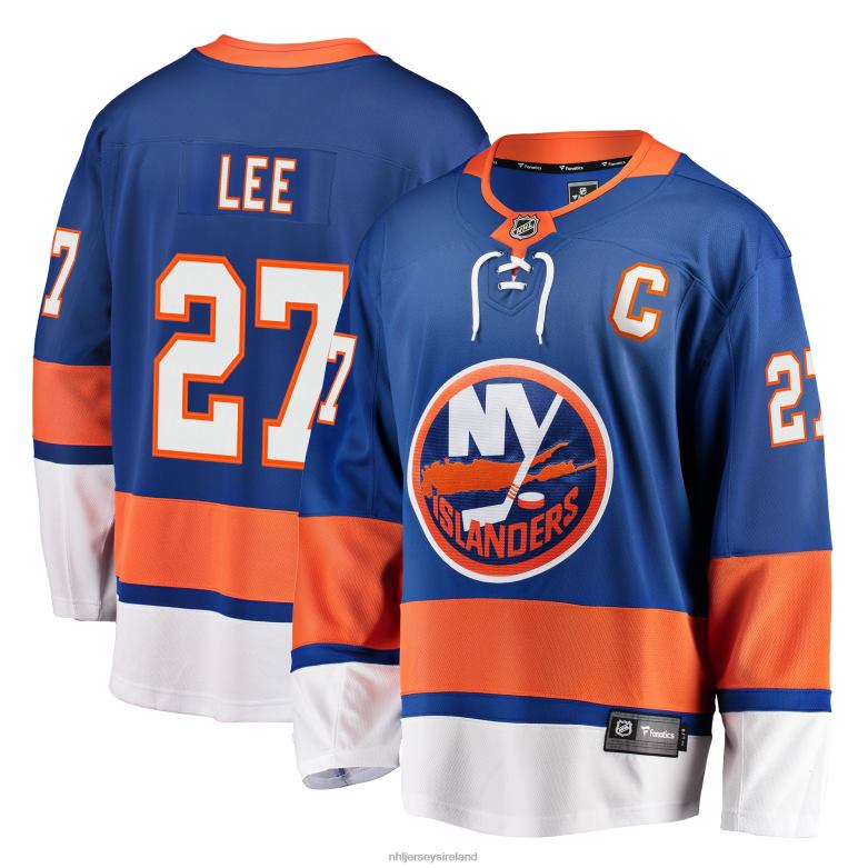NHL Men New York Islanders Anders Lee Fanatics Branded Royal Home Premier Breakaway Player Jersey D002V238 Clothing