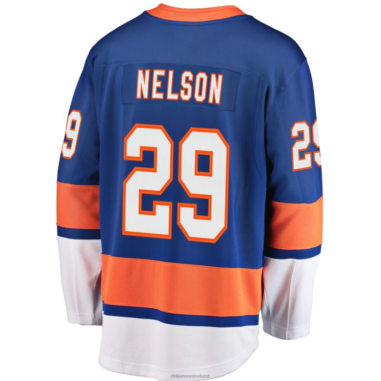 NHL Men New York Islanders Brock Nelson Fanatics Branded Royal Breakaway Player Jersey D002V680 Clothing
