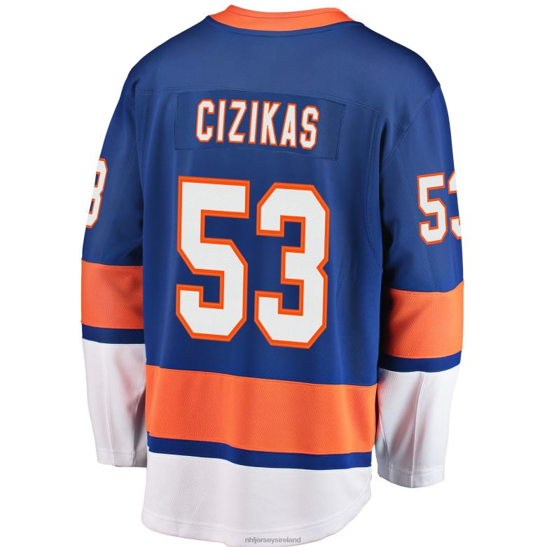 NHL Men New York Islanders Casey Cizikas Fanatics Branded Royal Breakaway Player Jersey D002V1525 Clothing