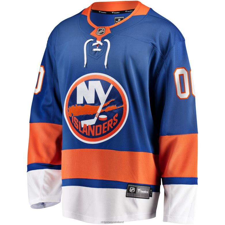 NHL Men New York Islanders Fanatics Branded Blue Home Breakaway Custom Jersey D002V545 Clothing