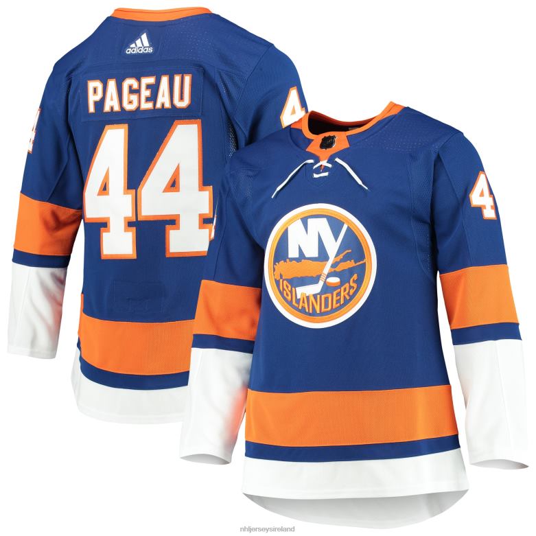 NHL Men New York Islanders Jean-Gabriel Pageau Adidas Royal Home Primegreen Authentic Pro Player Jersey D002V1534 Clothing
