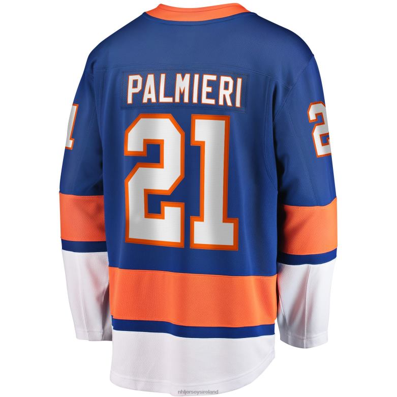 NHL Men New York Islanders Kyle Palmieri Fanatics Branded Royal 2017/18 Home Breakaway Replica Jersey D002V1716 Clothing