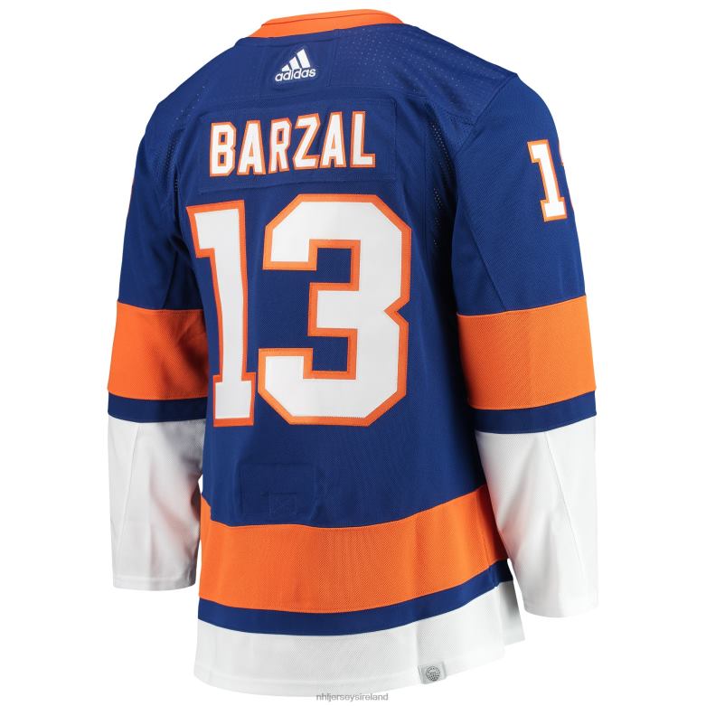 NHL Men New York Islanders Mathew Barzal Adidas Royal Home Primegreen Authentic Pro Player Jersey D002V541 Clothing