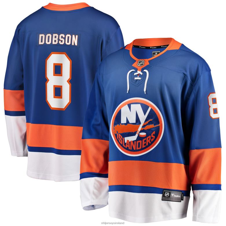NHL Men New York Islanders Noah Dobson Fanatics Branded Royal Replica Player Jersey D002V1409 Clothing