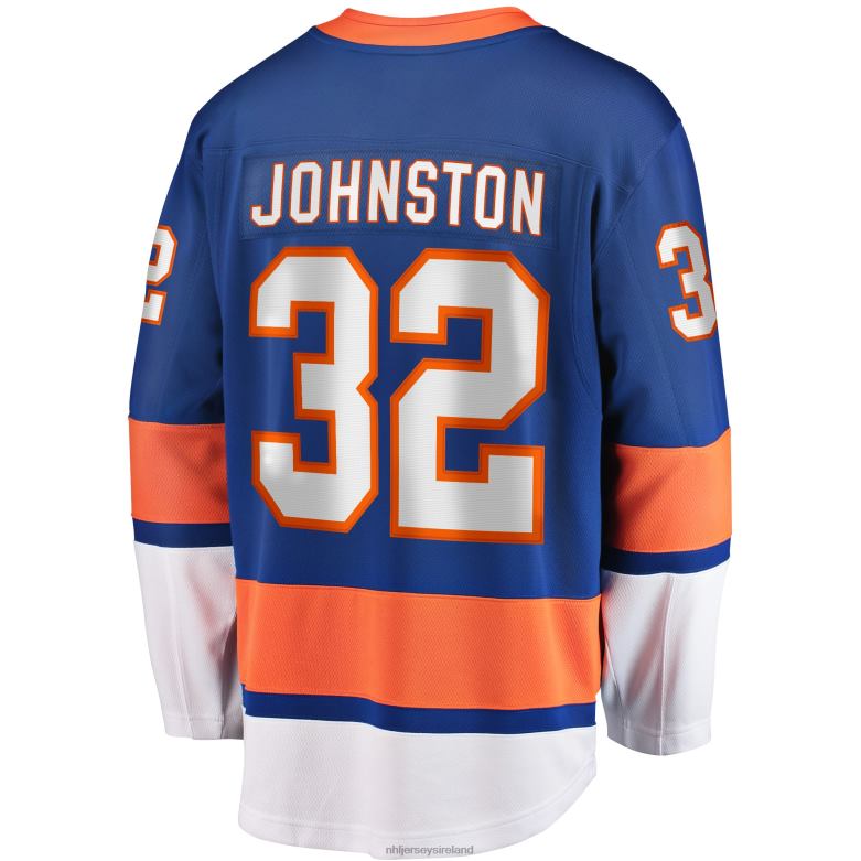 NHL Men New York Islanders Ross Johnston Fanatics Branded Royal Home Breakaway Player Jersey D002V1405 Clothing