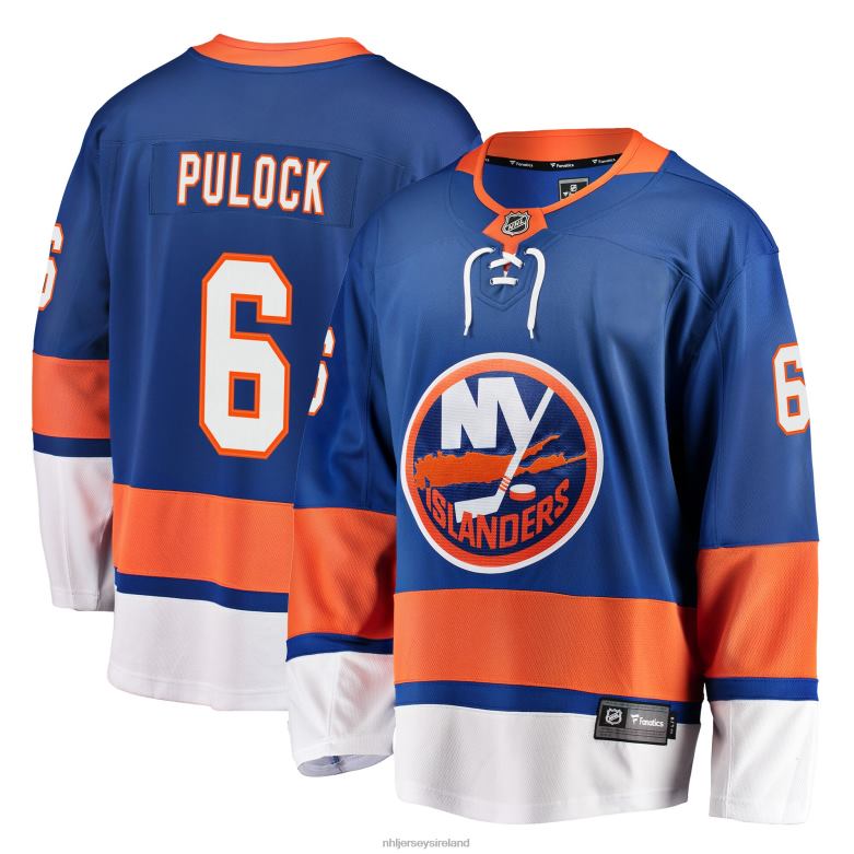 NHL Men New York Islanders Ryan Pulock Fanatics Branded Royal Breakaway Player Jersey D002V2183 Clothing