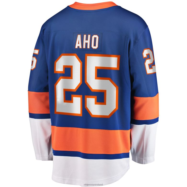 NHL Men New York Islanders Sebastian Aho Fanatics Branded Royal Home Breakaway Player Jersey D002V1619 Clothing
