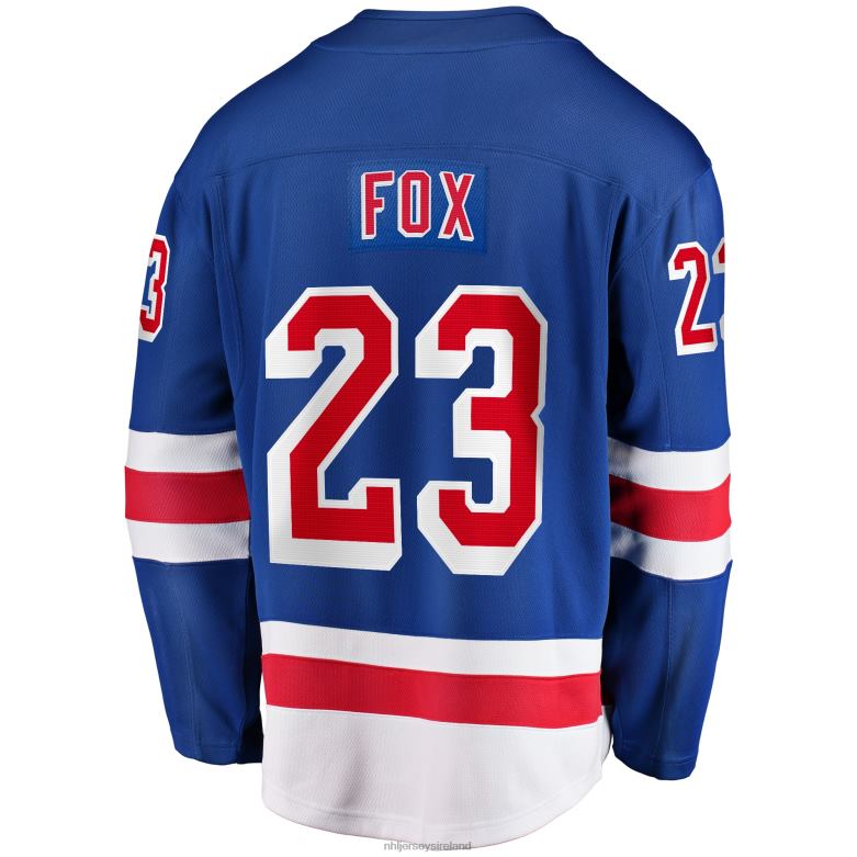 NHL Men New York Rangers Adam Fox Fanatics Branded Blue Home Premier Breakaway Player Jersey D002V14 Clothing