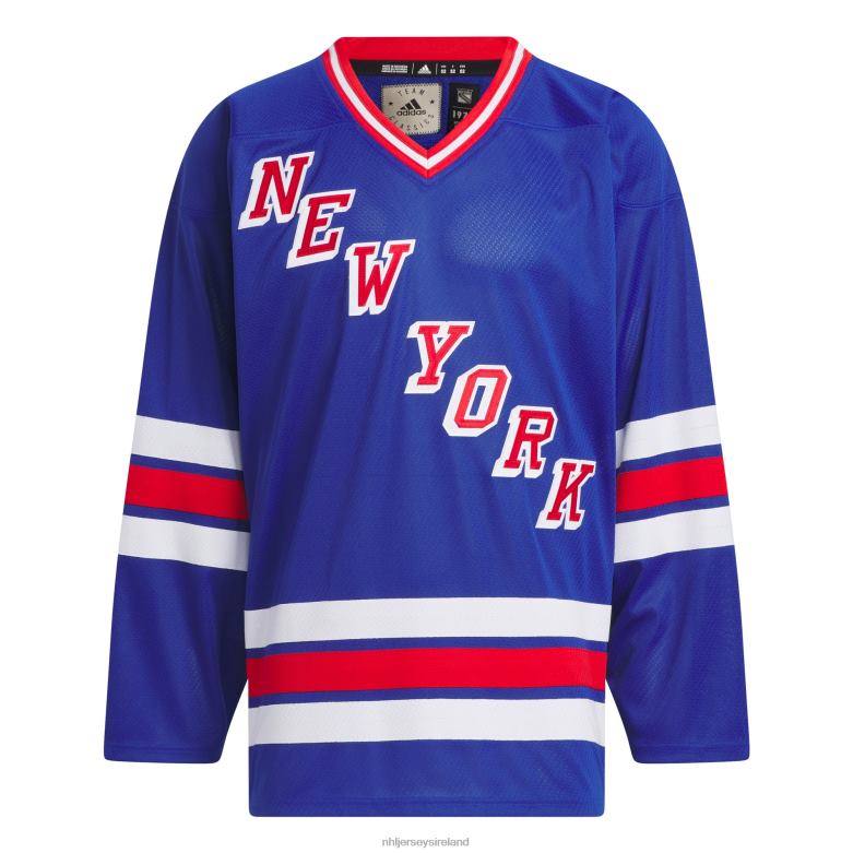 NHL Men New York Rangers Adidas Blue Team Classic Jersey D002V625 Clothing