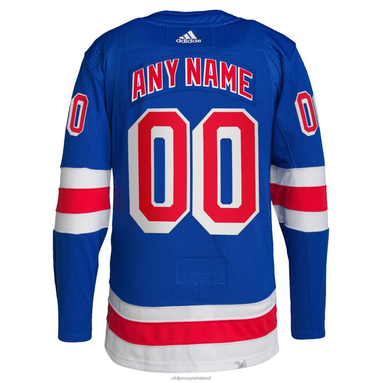 NHL Men New York Rangers Adidas Royal Home Primegreen Authentic Pro Custom Jersey D002V185 Clothing