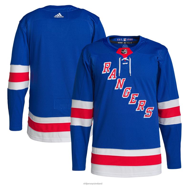 NHL Men New York Rangers Adidas Royal Home Primegreen Authentic Pro Jersey D002V363 Clothing