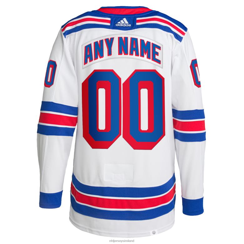 NHL Men New York Rangers Adidas White Away Primegreen Authentic Pro Custom Jersey D002V61 Clothing