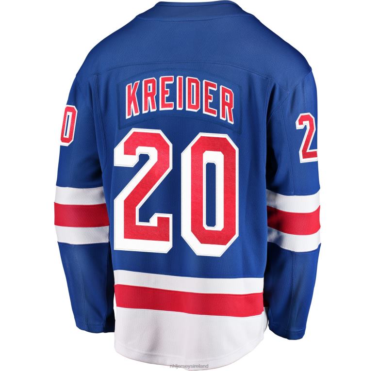 NHL Men New York Rangers Chris Kreider Fanatics Branded Blue Home Breakaway Player Jersey D002V278 Clothing