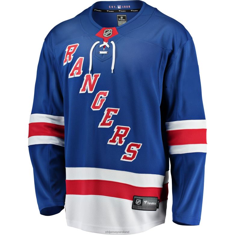 NHL Men New York Rangers Fanatics Branded Blue Breakaway Home Jersey D002V436 Clothing