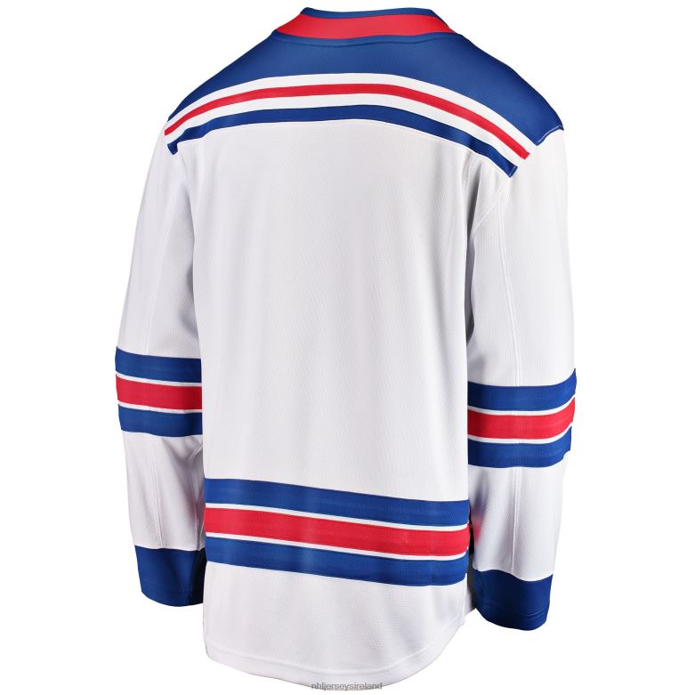 NHL Men New York Rangers Fanatics Branded White Breakaway Away Jersey D002V330 Clothing