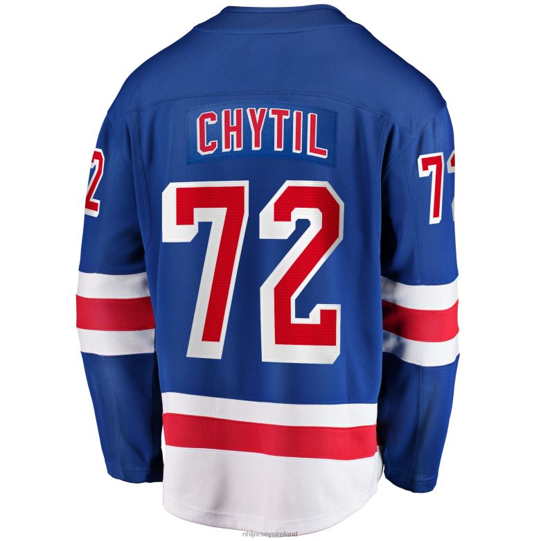NHL Men New York Rangers Filip Chytil Fanatics Branded Blue Home Breakaway Jersey D002V369 Clothing