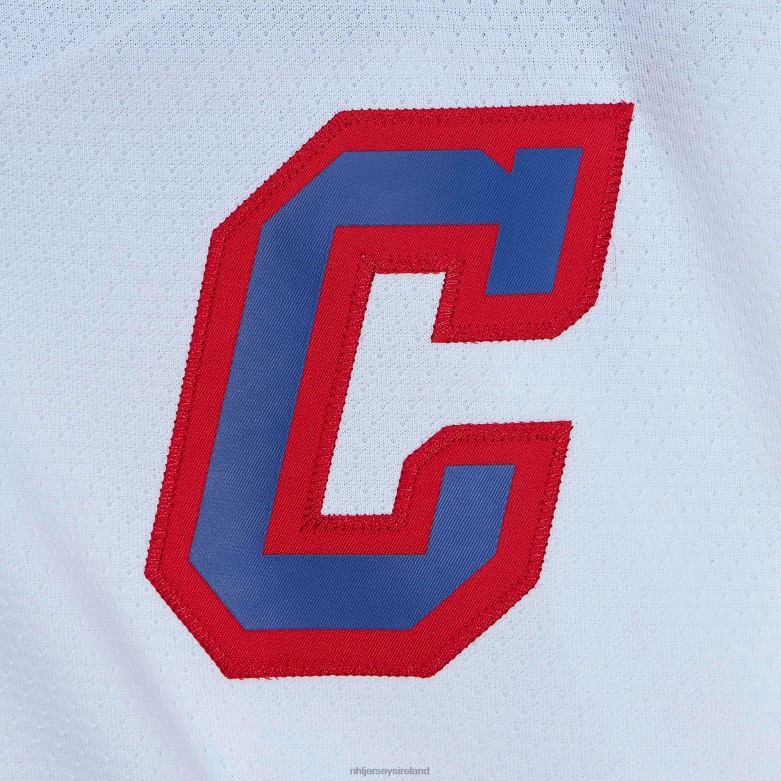 NHL Men New York Rangers Mark Messier Mitchell  Ness White 1993 Blue Line Player Jersey D002V248 Clothing