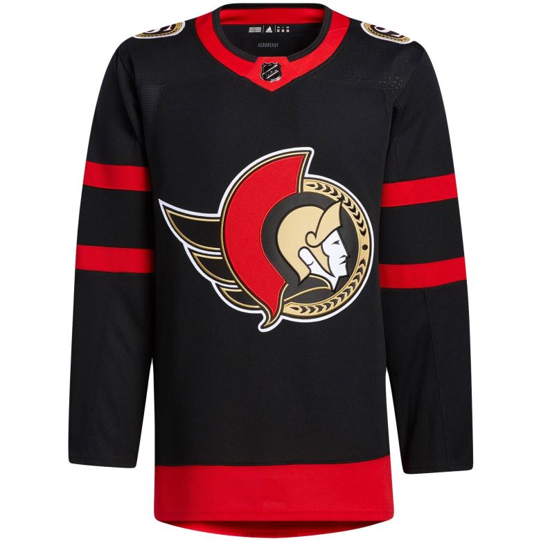 NHL Men Ottawa Senators Adidas Black 2020/21 Home Authentic Custom Jersey D002V2105 Clothing