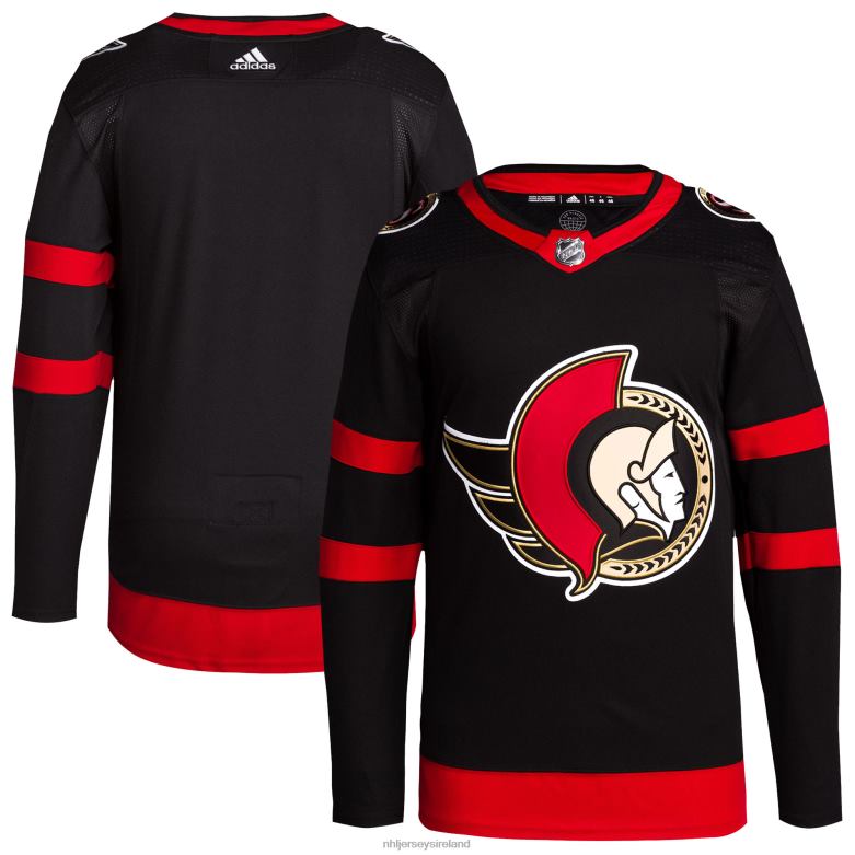 NHL Men Ottawa Senators Adidas Black Home Primegreen Authentic Pro Blank Jersey D002V1720 Clothing