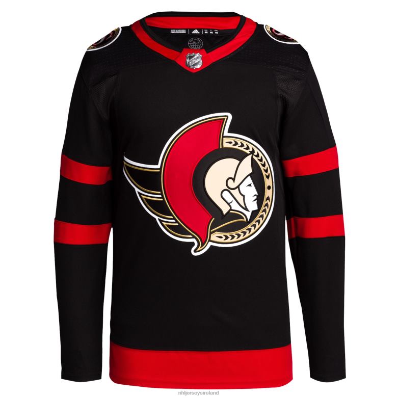 NHL Men Ottawa Senators Adidas Black Home Primegreen Authentic Pro Blank Jersey D002V1720 Clothing