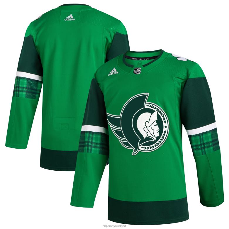 NHL Men Ottawa Senators Adidas Kelly Green 2023 St PatrickS Day Primegreen Authentic Jersey D002V1924 Clothing