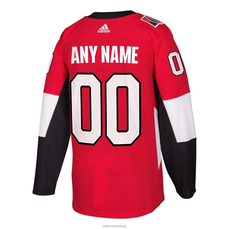 NHL Men Ottawa Senators Adidas Red Authentic Custom Jersey D002V2057 Clothing