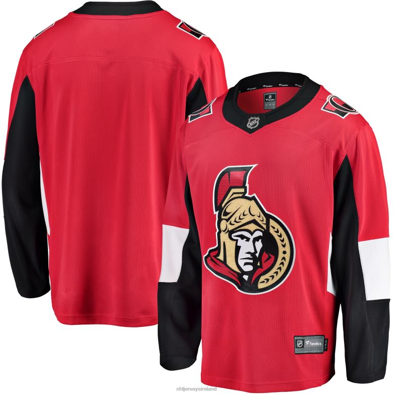 NHL Men Ottawa Senators Fanatics Branded Red Breakaway Home Jersey D002V1713 Clothing