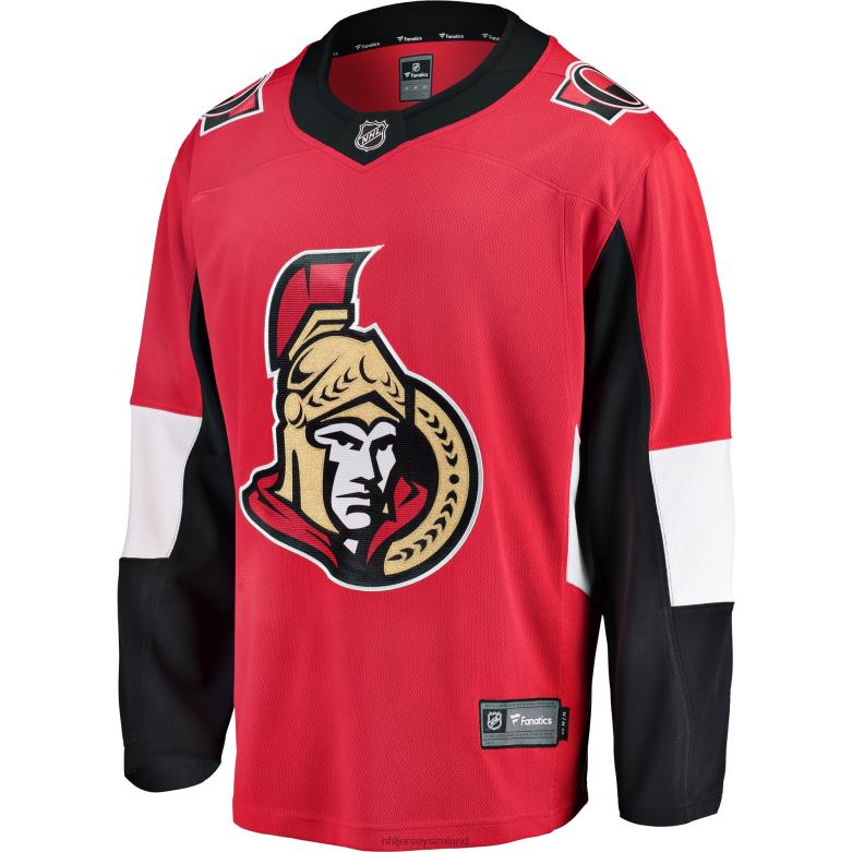 NHL Men Ottawa Senators Fanatics Branded Red Breakaway Home Jersey D002V1713 Clothing