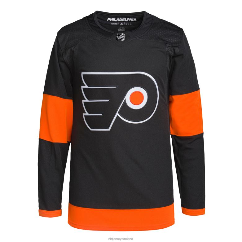NHL Men Philadelphia Flyers Adidas Black Alternate Primegreen Authentic Pro Jersey D002V771 Clothing