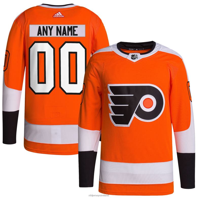 NHL Men Philadelphia Flyers Adidas Orange Home Primegreen Authentic Pro Custom Jersey D002V2351 Clothing