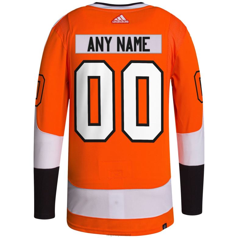 NHL Men Philadelphia Flyers Adidas Orange Home Primegreen Authentic Pro Custom Jersey D002V2351 Clothing