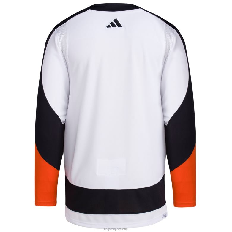 NHL Men Philadelphia Flyers Adidas White Reverse Retro 20 Authentic Blank Jersey D002V871 Clothing