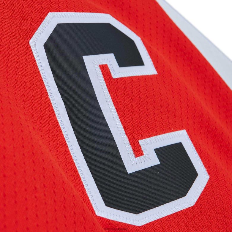 NHL Men Philadelphia Flyers Bobby Clarke Mitchell  Ness Orange 1974 Blue Line Player Jersey D002V1133 Clothing