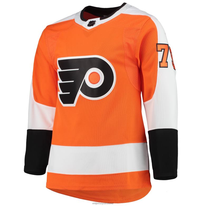 NHL Men Philadelphia Flyers Carter Hart Adidas Orange Home Primegreen Authentic Pro Player Jersey D002V668 Clothing