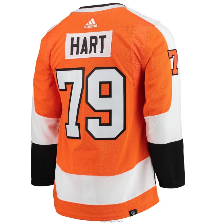 NHL Men Philadelphia Flyers Carter Hart Adidas Orange Home Primegreen Authentic Pro Player Jersey D002V668 Clothing