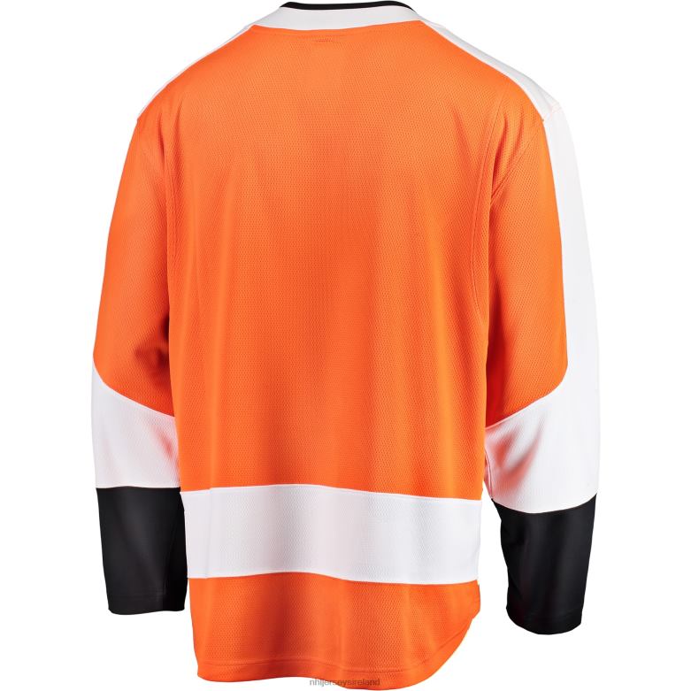 NHL Men Philadelphia Flyers Fanatics Branded Orange Breakaway Home Jersey D002V744 Clothing
