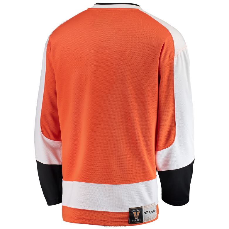 NHL Men Philadelphia Flyers Fanatics Branded Orange Premier Breakaway Heritage Blank Jersey D002V1130 Clothing