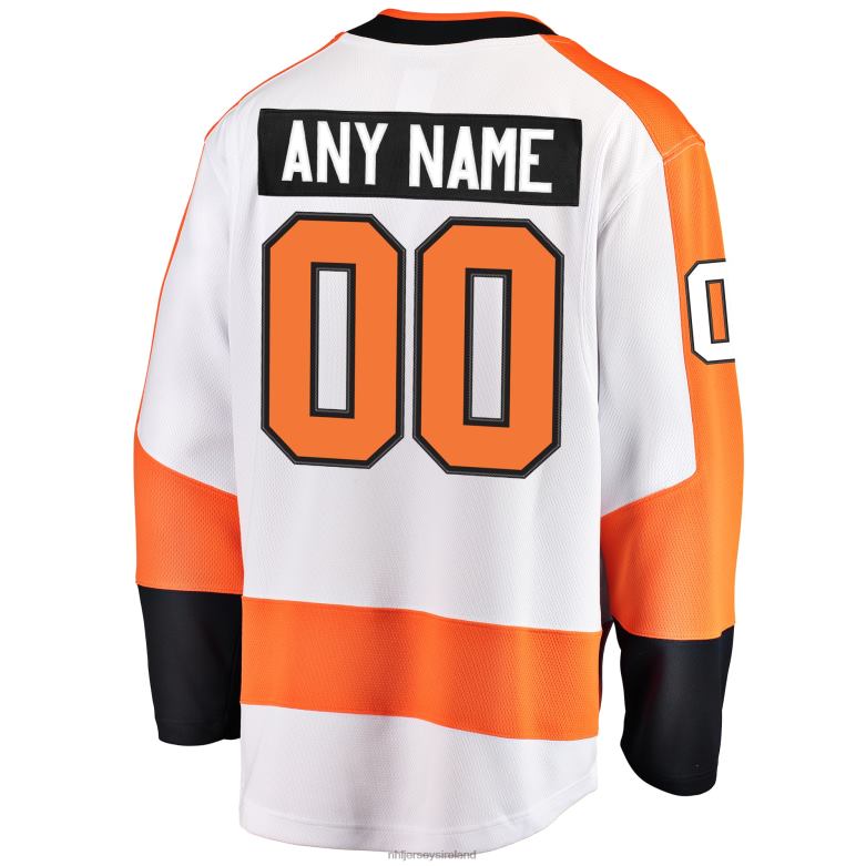 NHL Men Philadelphia Flyers Fanatics Branded White Away Breakaway Custom Jersey D002V959 Clothing
