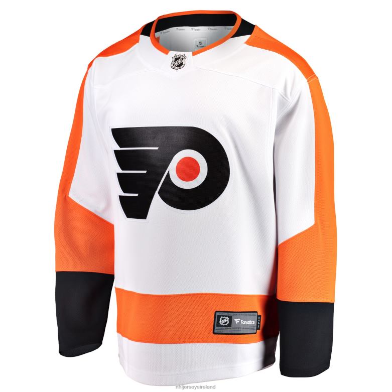 NHL Men Philadelphia Flyers Fanatics Branded White Breakaway Away Jersey D002V1410 Clothing