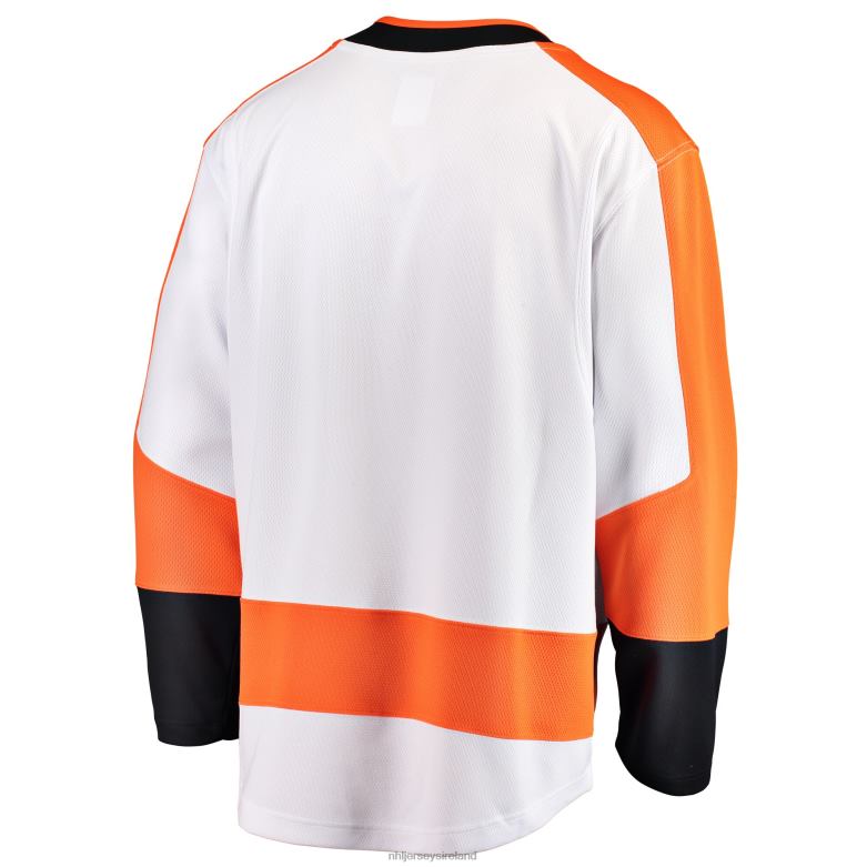 NHL Men Philadelphia Flyers Fanatics Branded White Breakaway Away Jersey D002V1410 Clothing