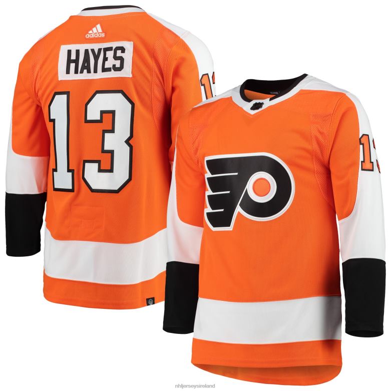 NHL Men Philadelphia Flyers Kevin Hayes Adidas Orange Home Primegreen Authentic Pro Player Jersey D002V1484 Clothing