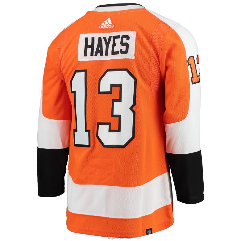 NHL Men Philadelphia Flyers Kevin Hayes Adidas Orange Home Primegreen Authentic Pro Player Jersey D002V1484 Clothing