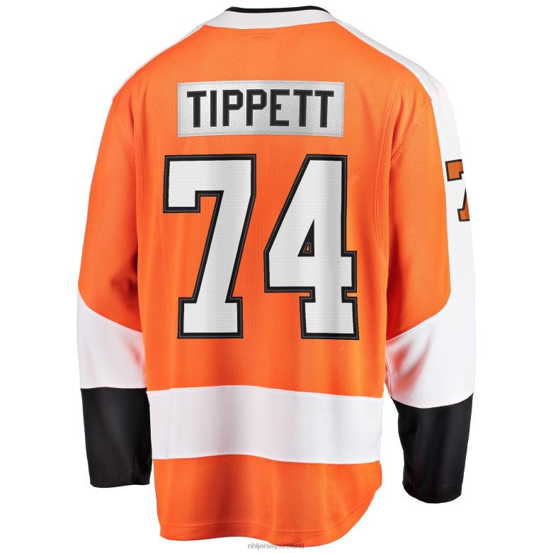 NHL Men Philadelphia Flyers Owen Tippett Fanatics Branded Orange Home Breakaway Player Jersey D002V932 Clothing