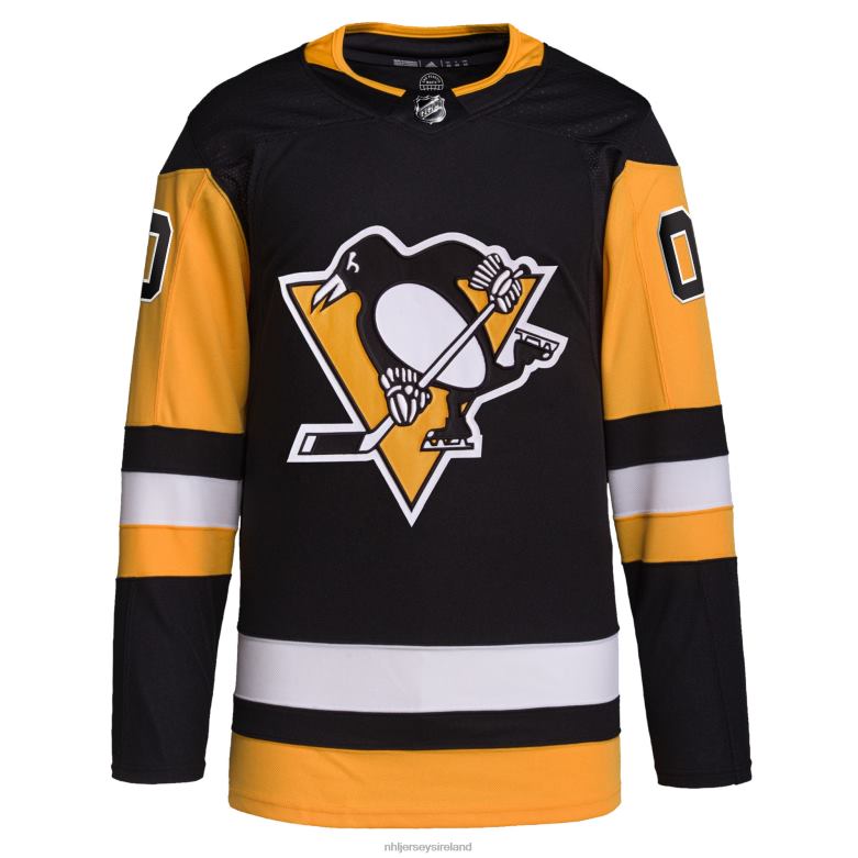NHL Men Pittsburgh Penguins Adidas Black Home Primegreen Authentic Pro Custom Jersey D002V2348 Clothing