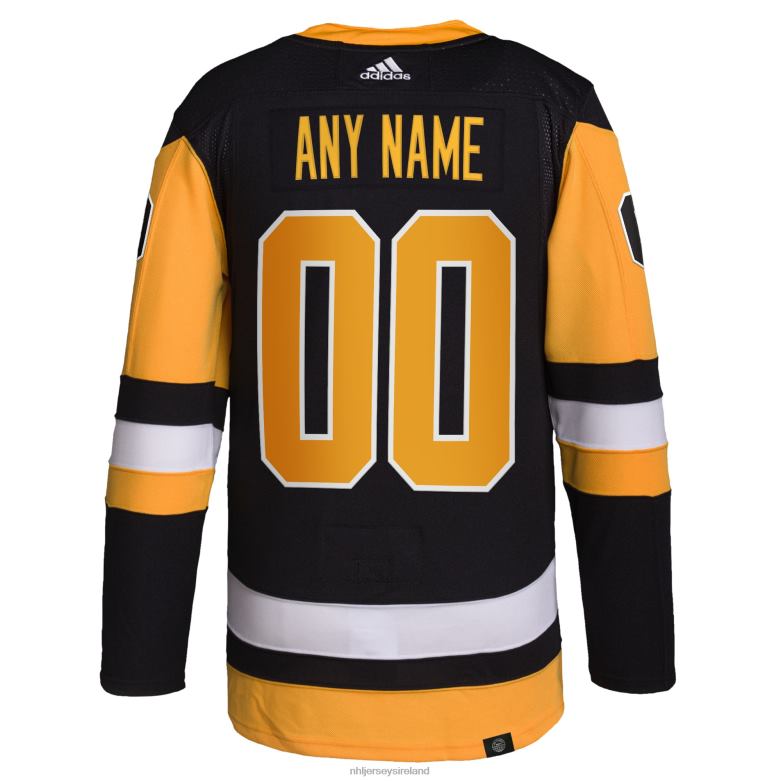 NHL Men Pittsburgh Penguins Adidas Black Home Primegreen Authentic Pro Custom Jersey D002V2348 Clothing