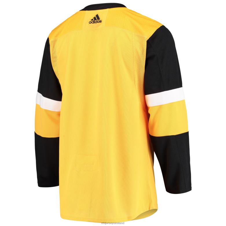NHL Men Pittsburgh Penguins Adidas Gold Alternate Authentic Team Jersey D002V2070 Clothing
